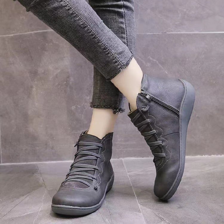 🔥Super Saldi Sconto 49%🔥 - Comodi stivali fatti a mano in pelle con supporto plantare