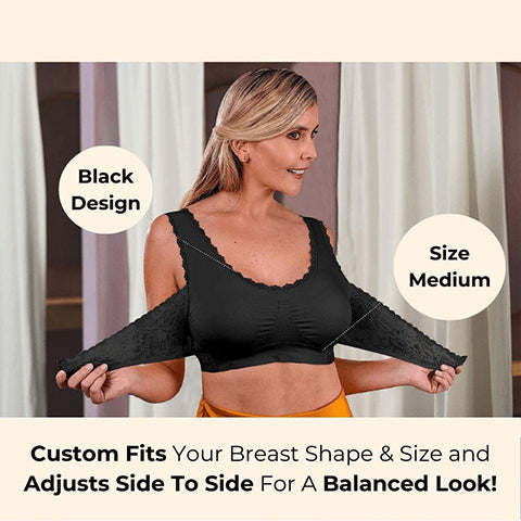 🎁Prendi 1 ricevi 2 GRATIS🎁 - Reggiseno a corsetto comodo con incrocio frontale e chiusura laterale in pizzo