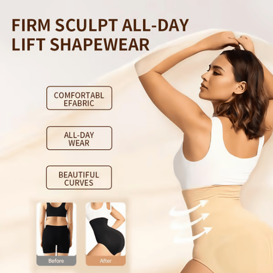 🔥Buy 1 Get 1 Free🔥High Waist Tummy Control Shapewear Panties