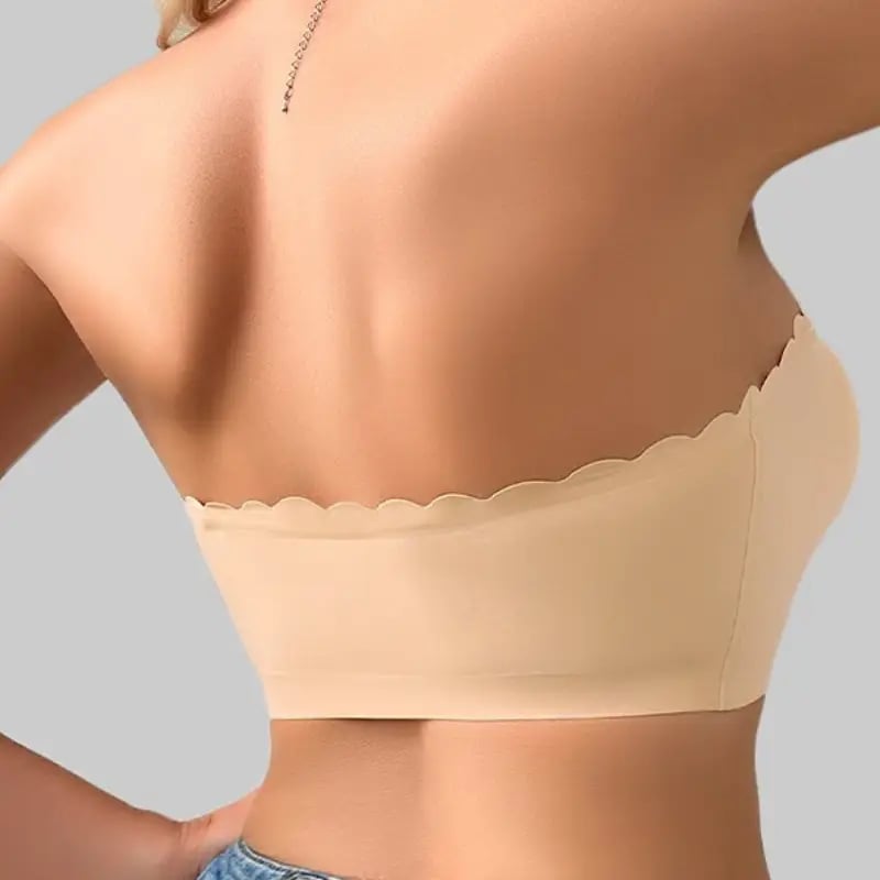 🔥Prendi 1 ricevi 2 gratis❤️Reggiseno a fascia senza spalline con chiusura frontale invisibile