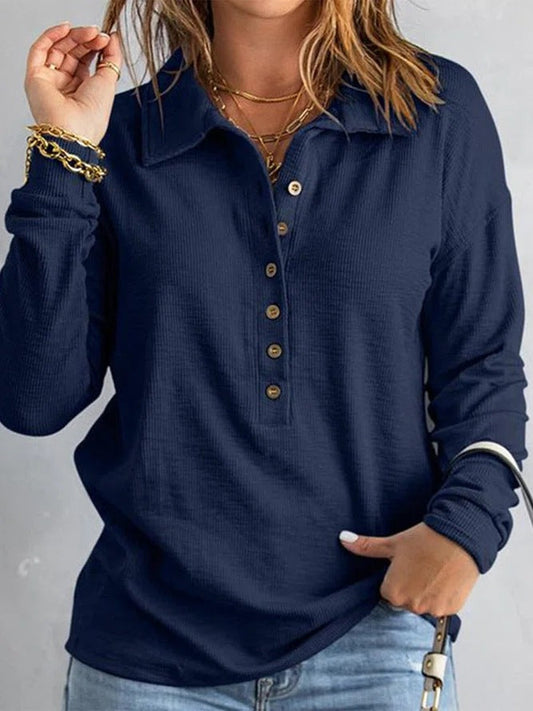 Women's Cotton V-Neck Comfortable Shirt