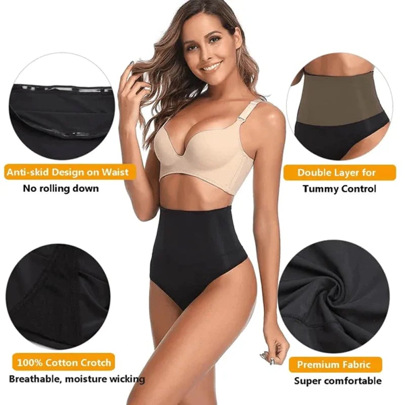 🔥Buy 1 Get 1 Free🔥High Waist Tummy Control Shapewear Panties