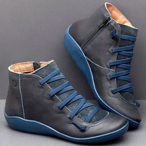 🔥Super Saldi Sconto 49%🔥 - Comodi stivali fatti a mano in pelle con supporto plantare